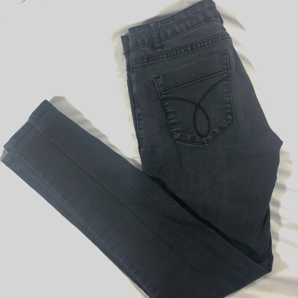 Calvin Klein Distressed Black Denim Legging